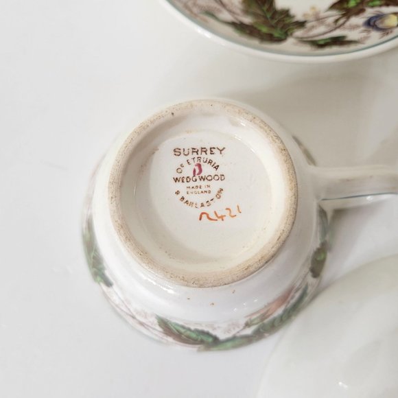 Wedgewood Surrey of Etruria Cups and Saucers Eight Sets - Picture 9 of 13
